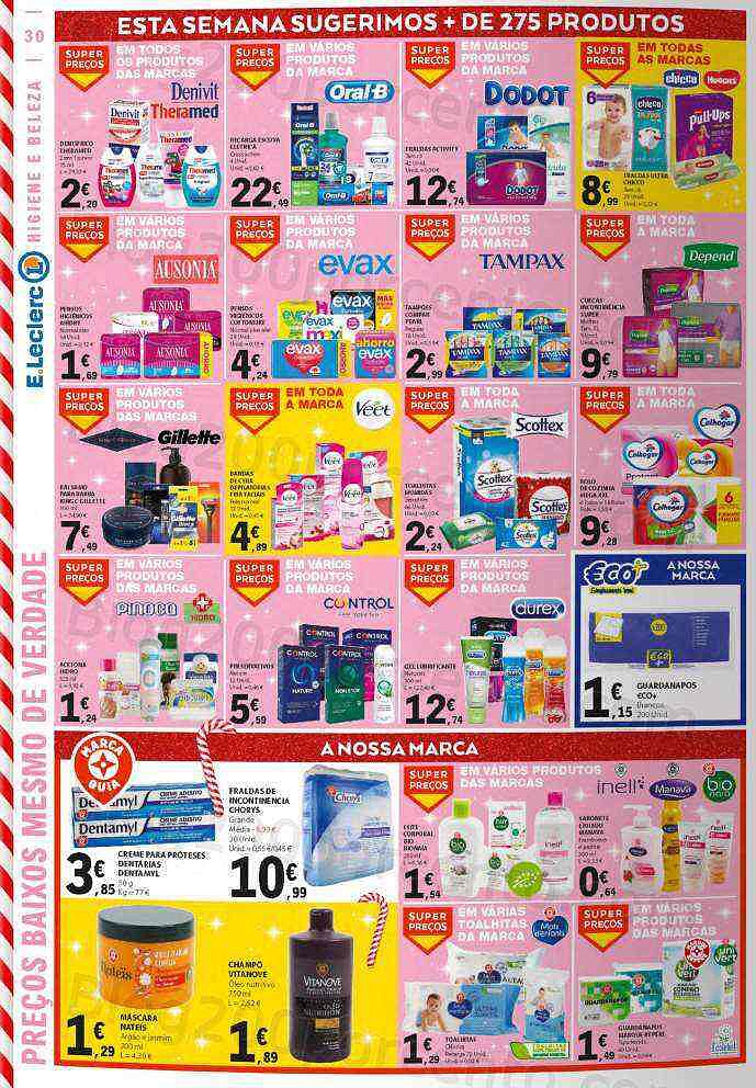 Antevisão Folheto E-LECLERC Promoções de 21 a 31 dezembro