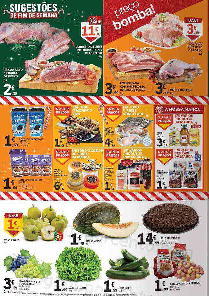 Antevisão Folheto E-LECLERC0 Promoções Fim de Semana - 23 a 25 dezembro