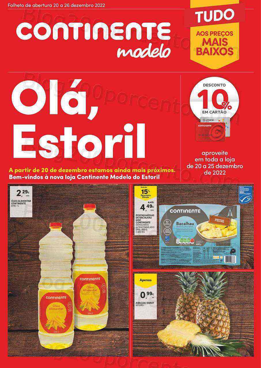 Antevisão Folheto CONTINENTE Promoções de 20 a 26 dezembro -Estoril