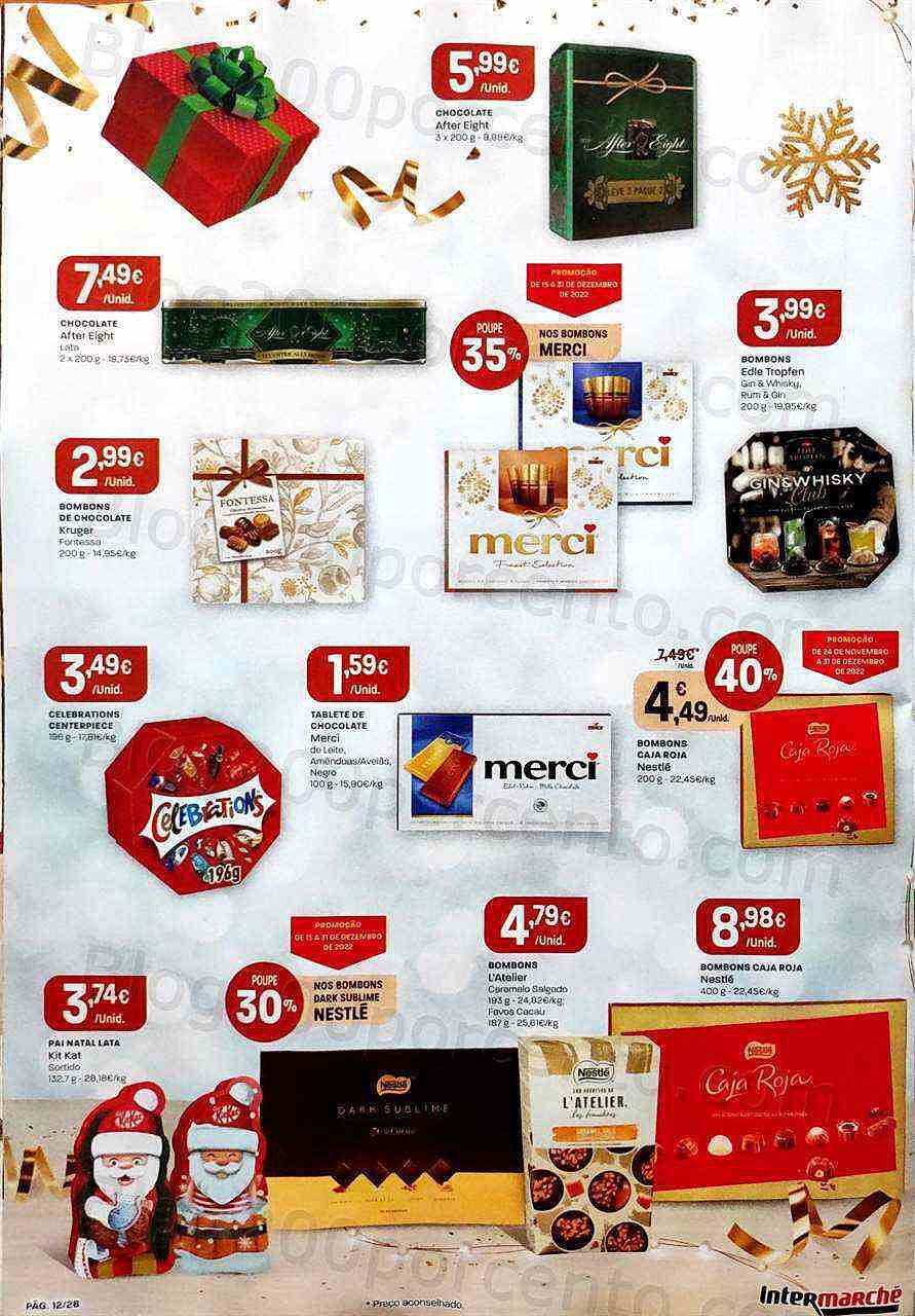 Antevisão Folheto INTERMARCHÉ Especial Natal e Festas Promoções de 15 a 31 dezembro