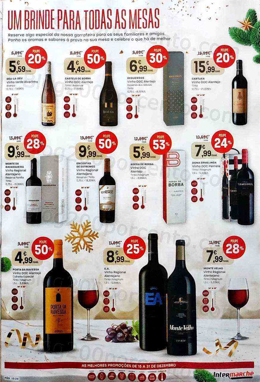 Antevisão Folheto INTERMARCHÉ Especial Natal e Festas Promoções de 15 a 31 dezembro