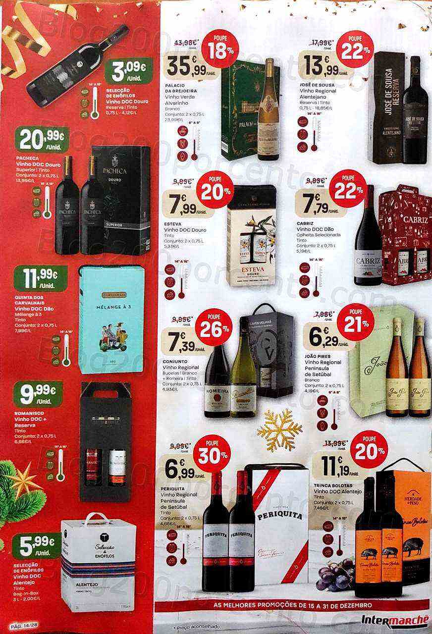 Antevisão Folheto INTERMARCHÉ Especial Natal e Festas Promoções de 15 a 31 dezembro