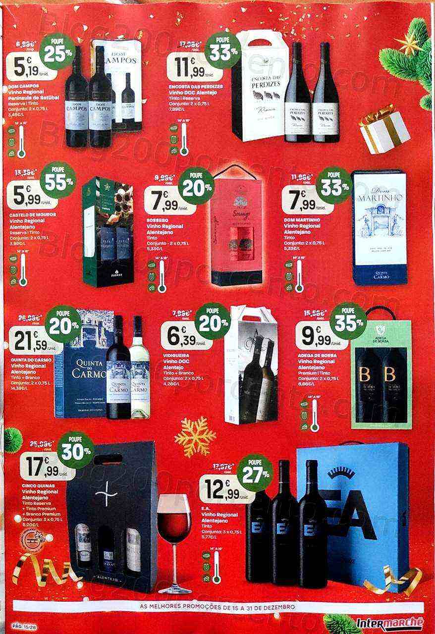 Antevisão Folheto INTERMARCHÉ Especial Natal e Festas Promoções de 15 a 31 dezembro
