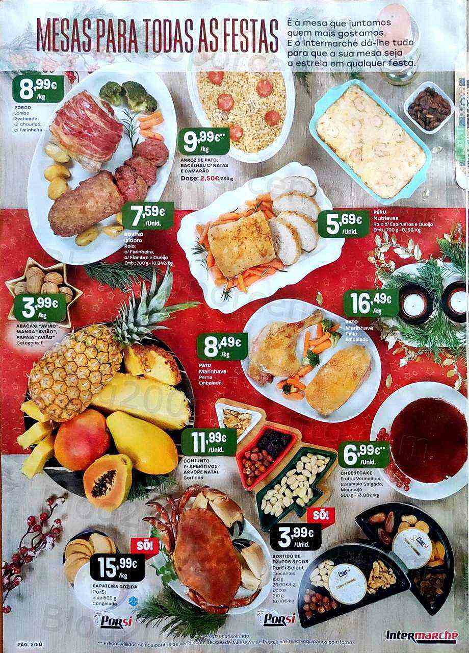 Antevisão Folheto INTERMARCHÉ Especial Natal e Festas Promoções de 15 a 31 dezembro