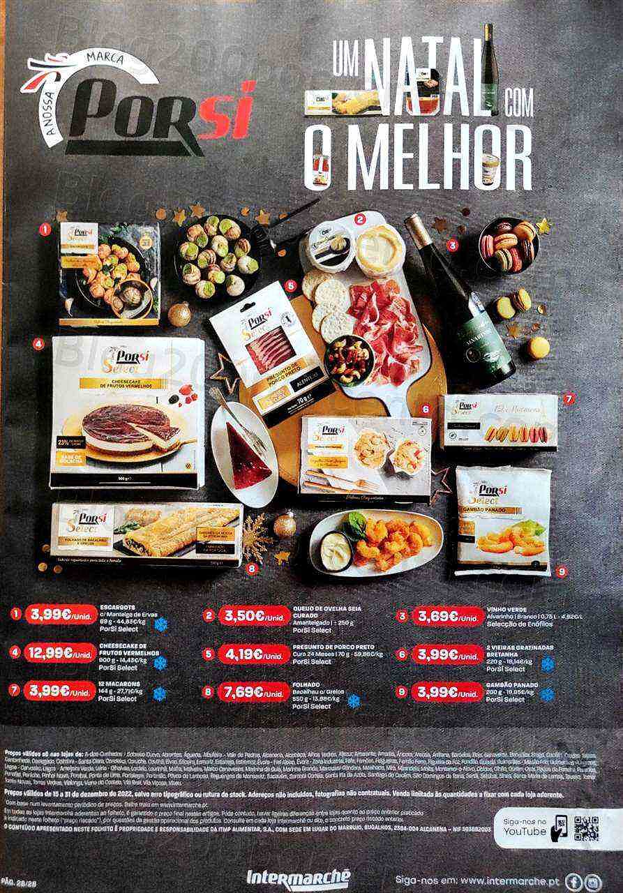 Antevisão Folheto INTERMARCHÉ Especial Natal e Festas Promoções de 15 a 31 dezembro