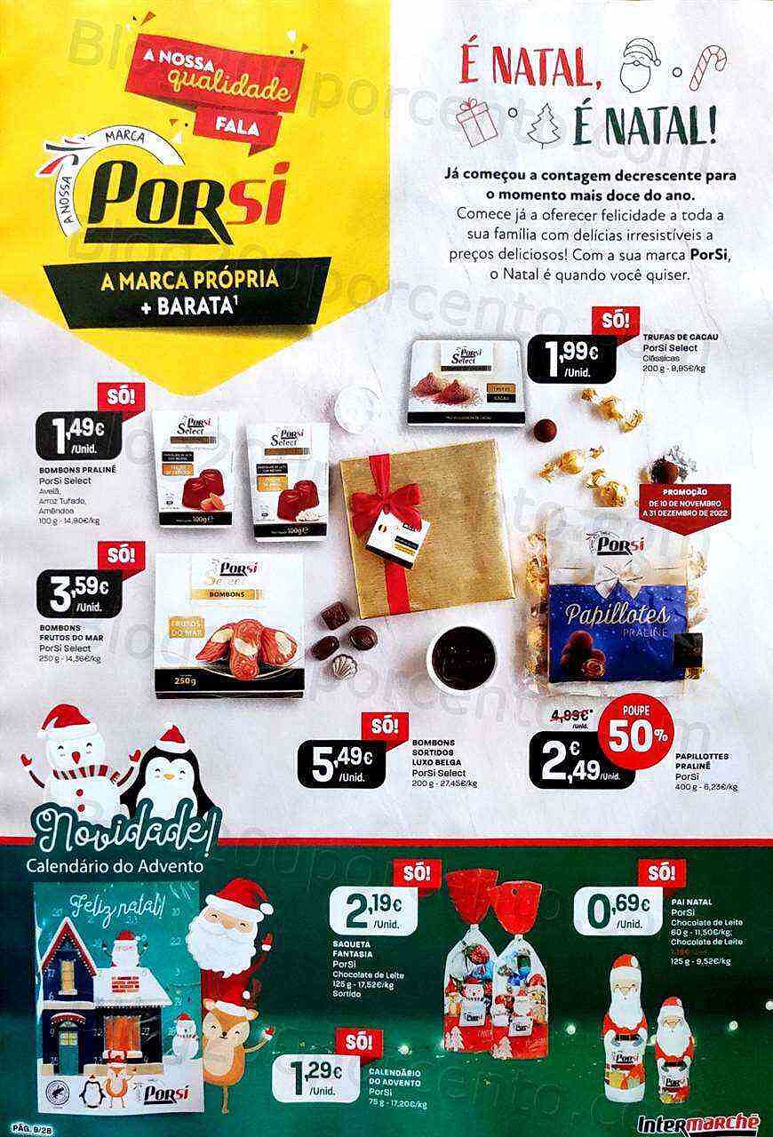 Antevisão Folheto INTERMARCHÉ Especial Natal e Festas Promoções de 15 a 31 dezembro