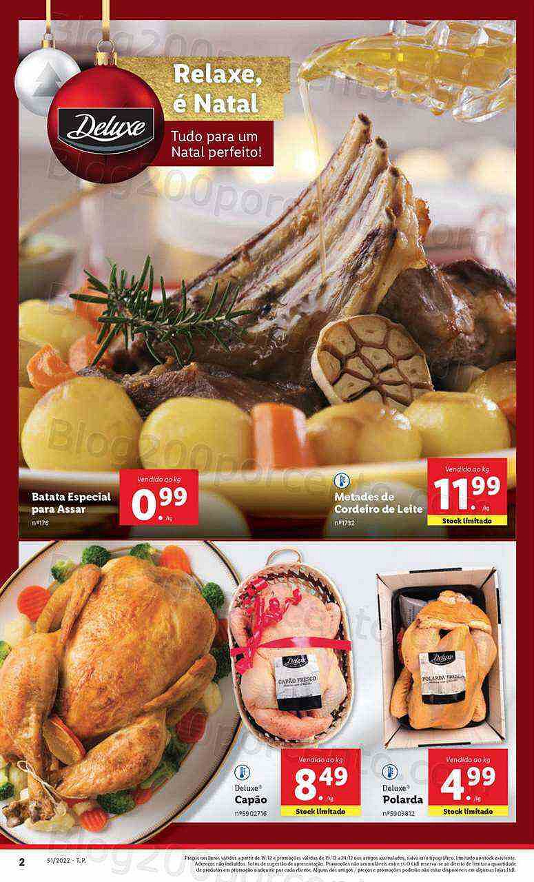 Antevisão Folheto LIDL Promoções de 19 a 24 dezembo - Edição Digital e Completa