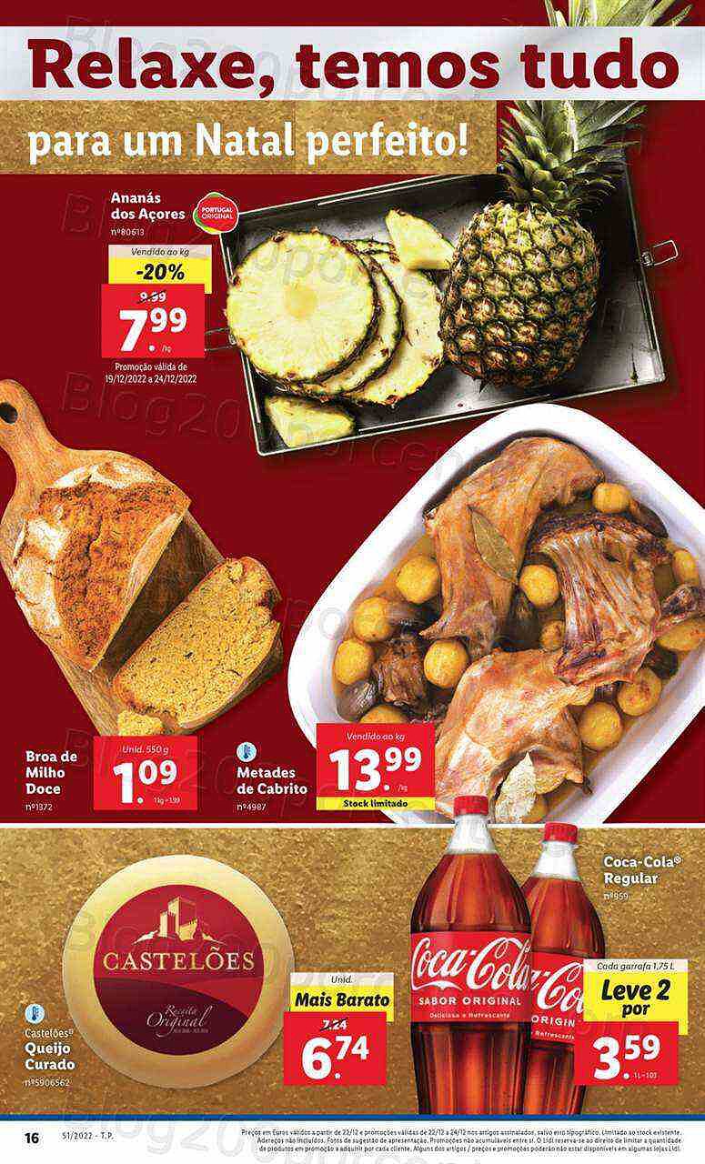 Antevisão Folheto LIDL Promoções de 19 a 24 dezembo - Edição Digital e Completa