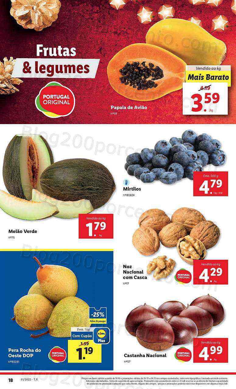 Antevisão Folheto LIDL Promoções de 19 a 24 dezembo - Edição Digital e Completa