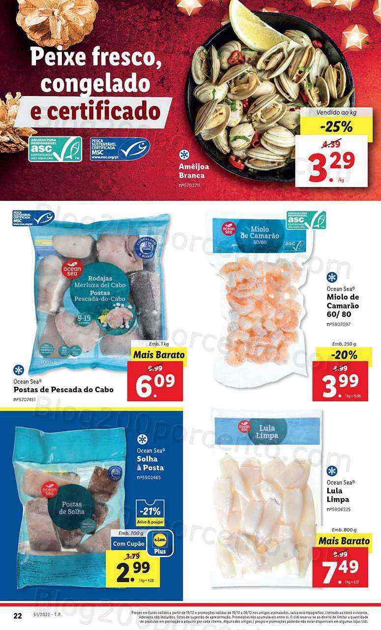 Antevisão Folheto LIDL Promoções de 19 a 24 dezembo - Edição Digital e Completa