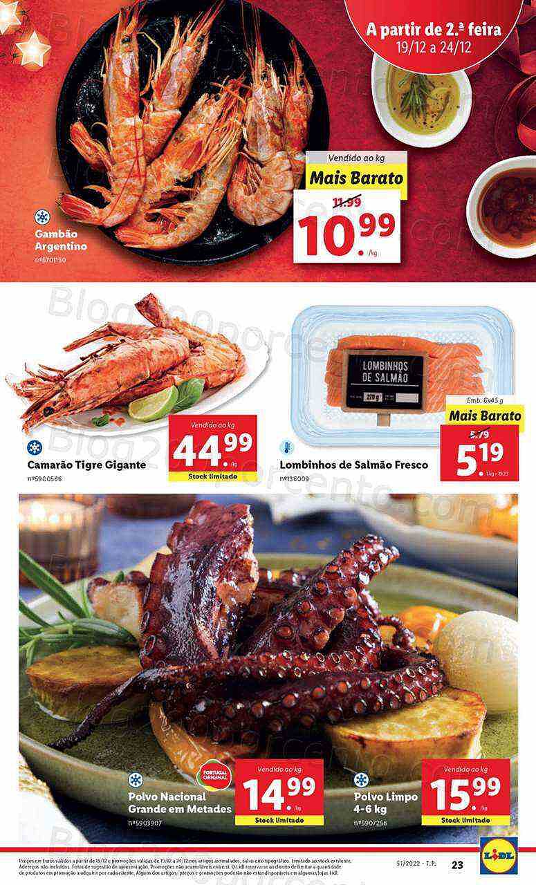 Antevisão Folheto LIDL Promoções de 19 a 24 dezembo - Edição Digital e Completa