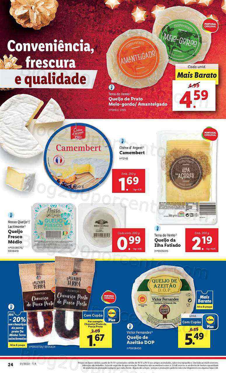 Antevisão Folheto LIDL Promoções de 19 a 24 dezembo - Edição Digital e Completa