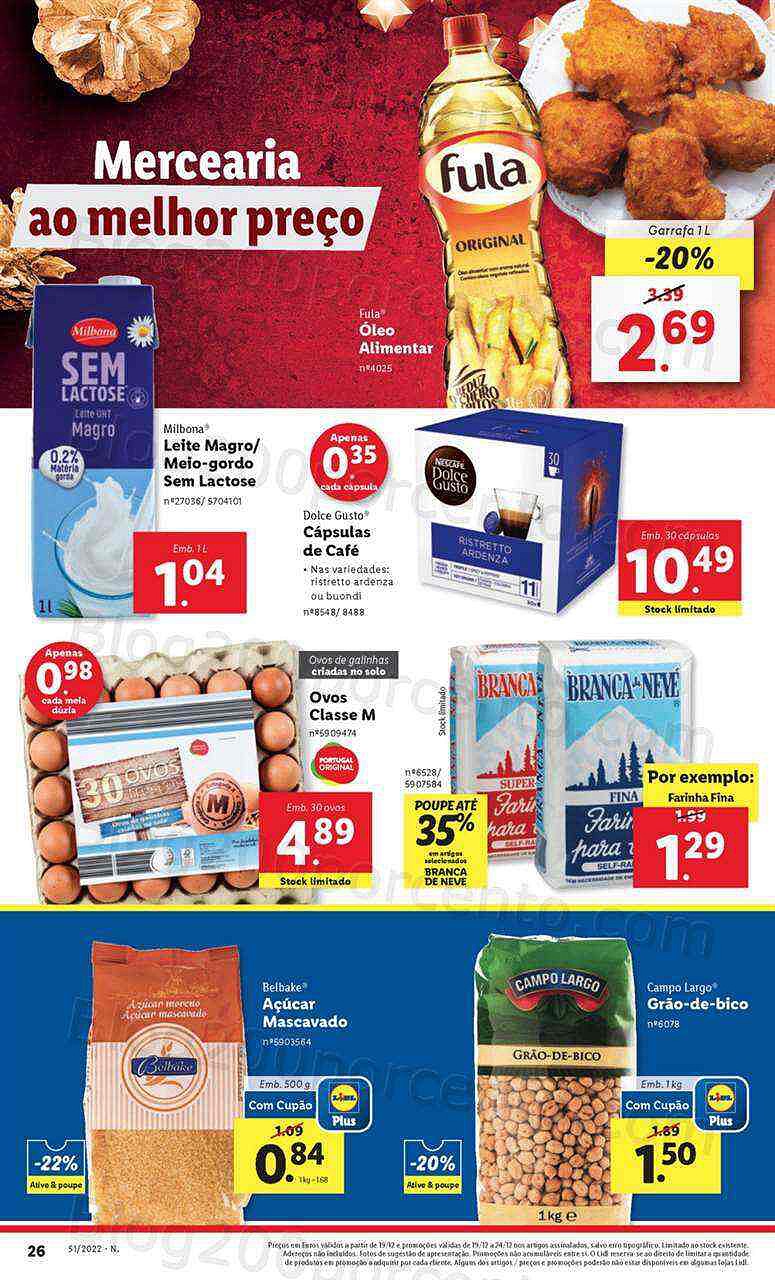Antevisão Folheto LIDL Promoções de 19 a 24 dezembo - Edição Digital e Completa