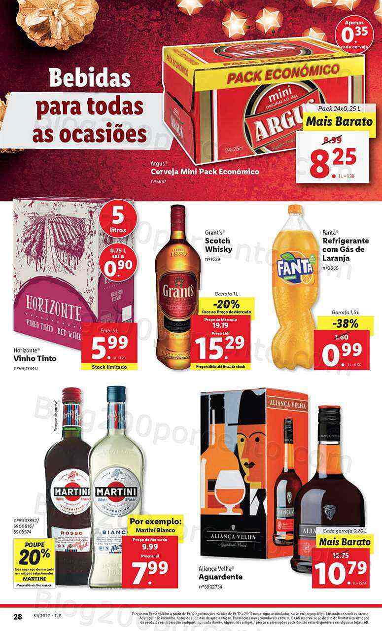 Antevisão Folheto LIDL Promoções de 19 a 24 dezembo - Edição Digital e Completa