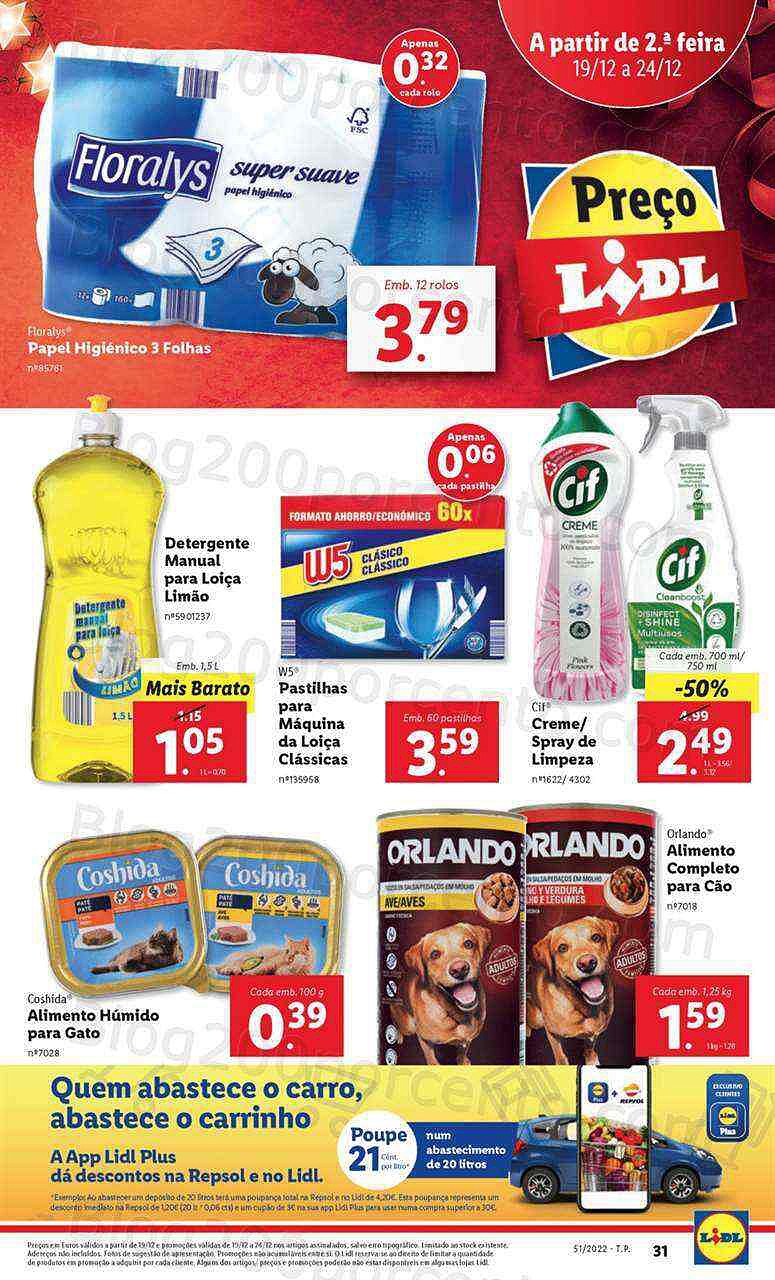 Antevisão Folheto LIDL Promoções de 19 a 24 dezembo - Edição Digital e Completa