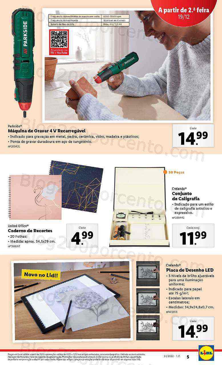 Antevisão Folheto LIDL Promoções de 19 a 24 dezembo - Edição Digital e Completa