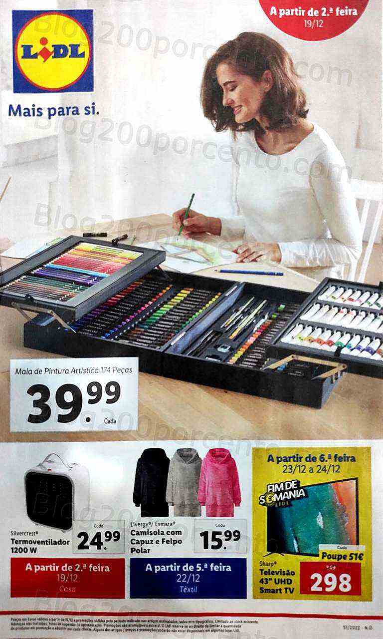 Antevisão Folheto LIDL Bazar Promoções a Partir de 19 dezembro