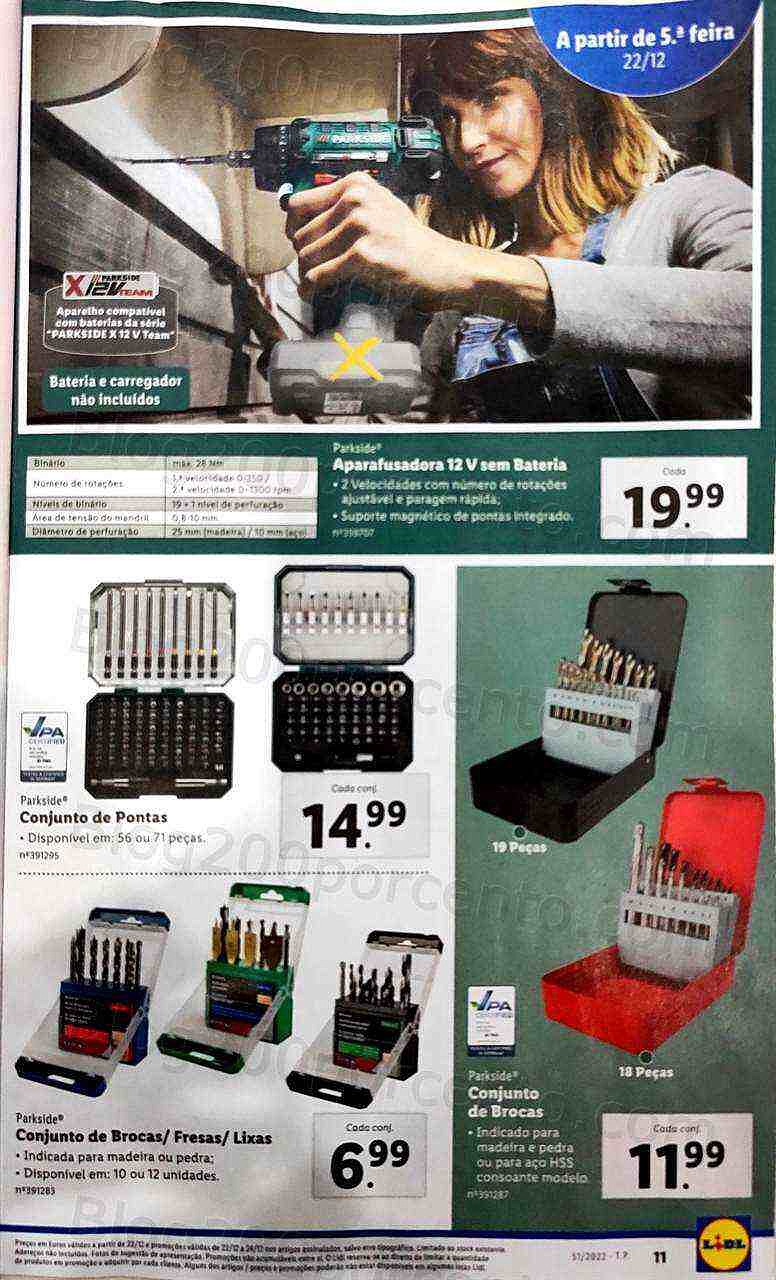 Antevisão Folheto LIDL Bazar Promoções a Partir de 22 dezembro