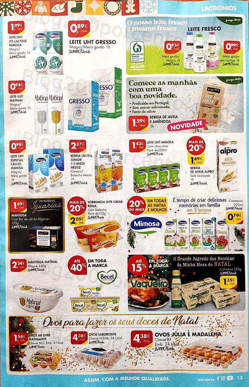 Antevisão Folheto PINGO DOCE Lojas Médias Promoções de 20 a 26 dezembro