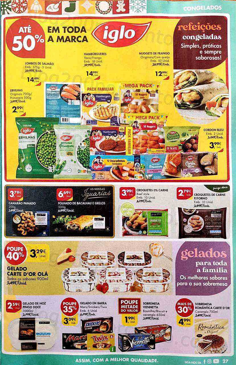 Antevisão Folheto PINGO DOCE Lojas Médias Promoções de 20 a 26 dezembro
