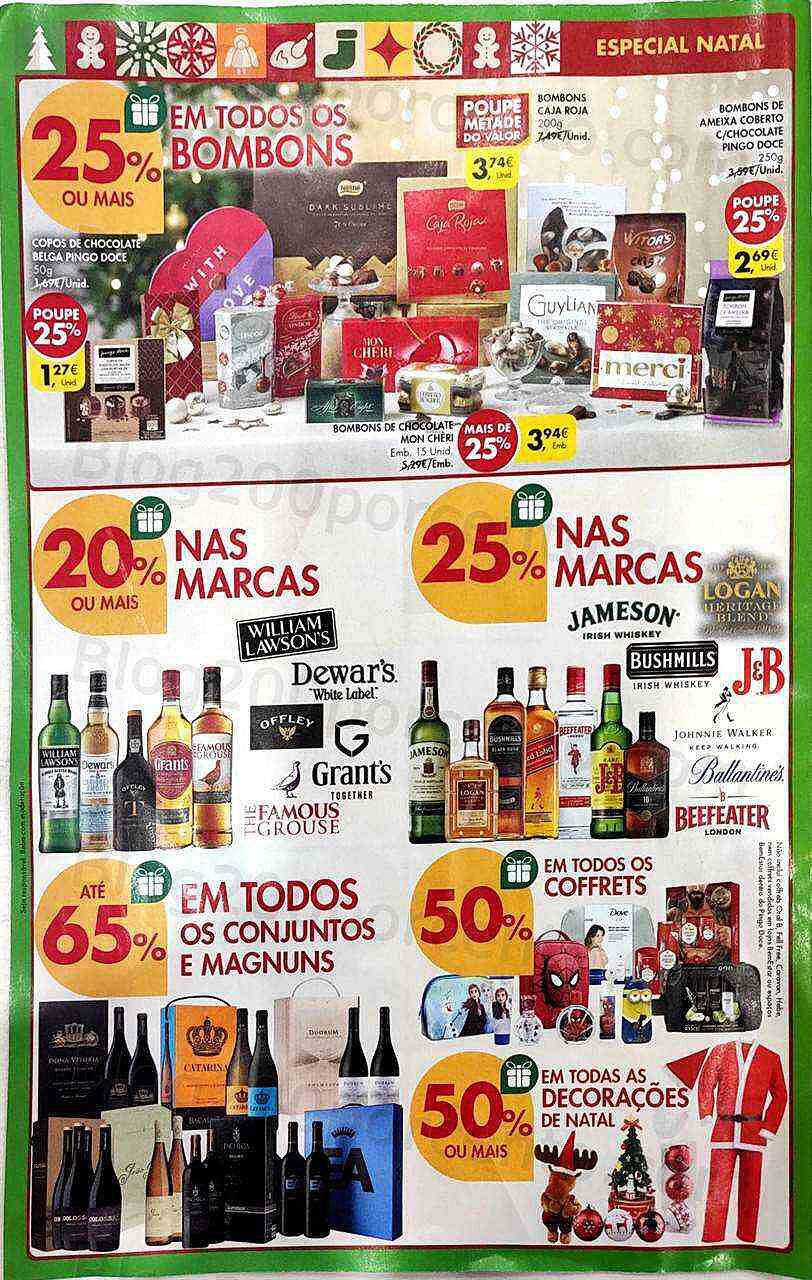 Antevisão Folheto PINGO DOCE Promoções Fim de Semana - 8 a 12 dezembro