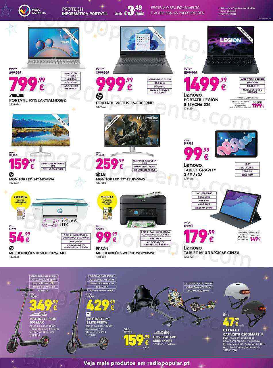 Antevisão Folheto RADIO POPULAR Natal Promoções de 13 a 24 dezembro