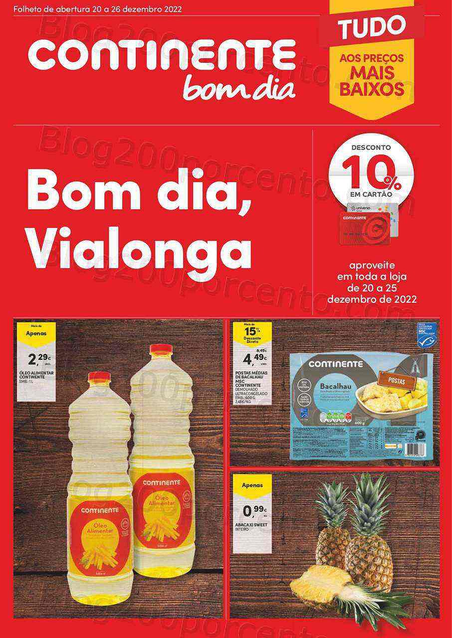 Antevisão Folheto CONTINENTE Promoções de 20 a 26 dezembro - Vialonga