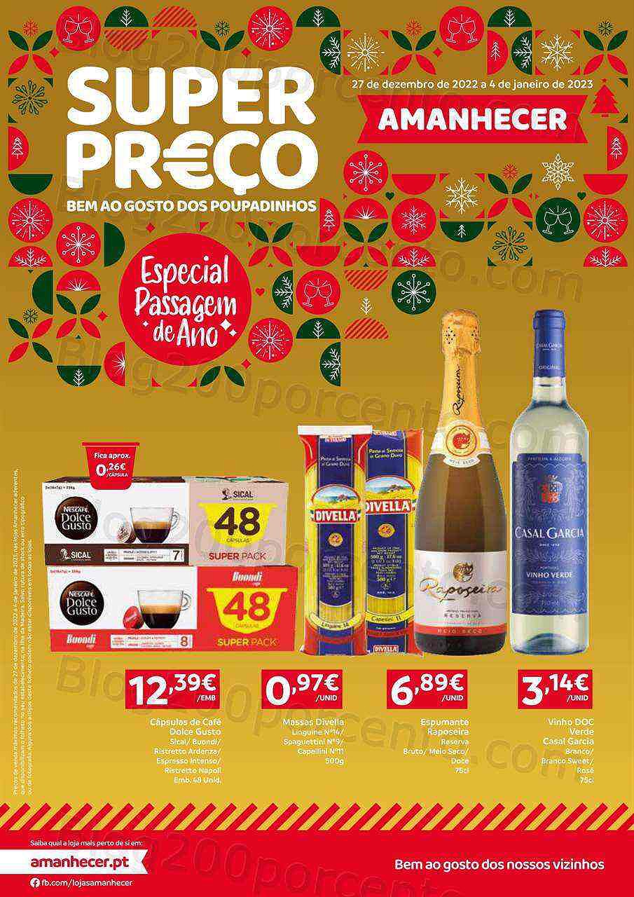 Antevisão Folheto AMANHECER Promoções de 27 dezembro a 4 janeiro