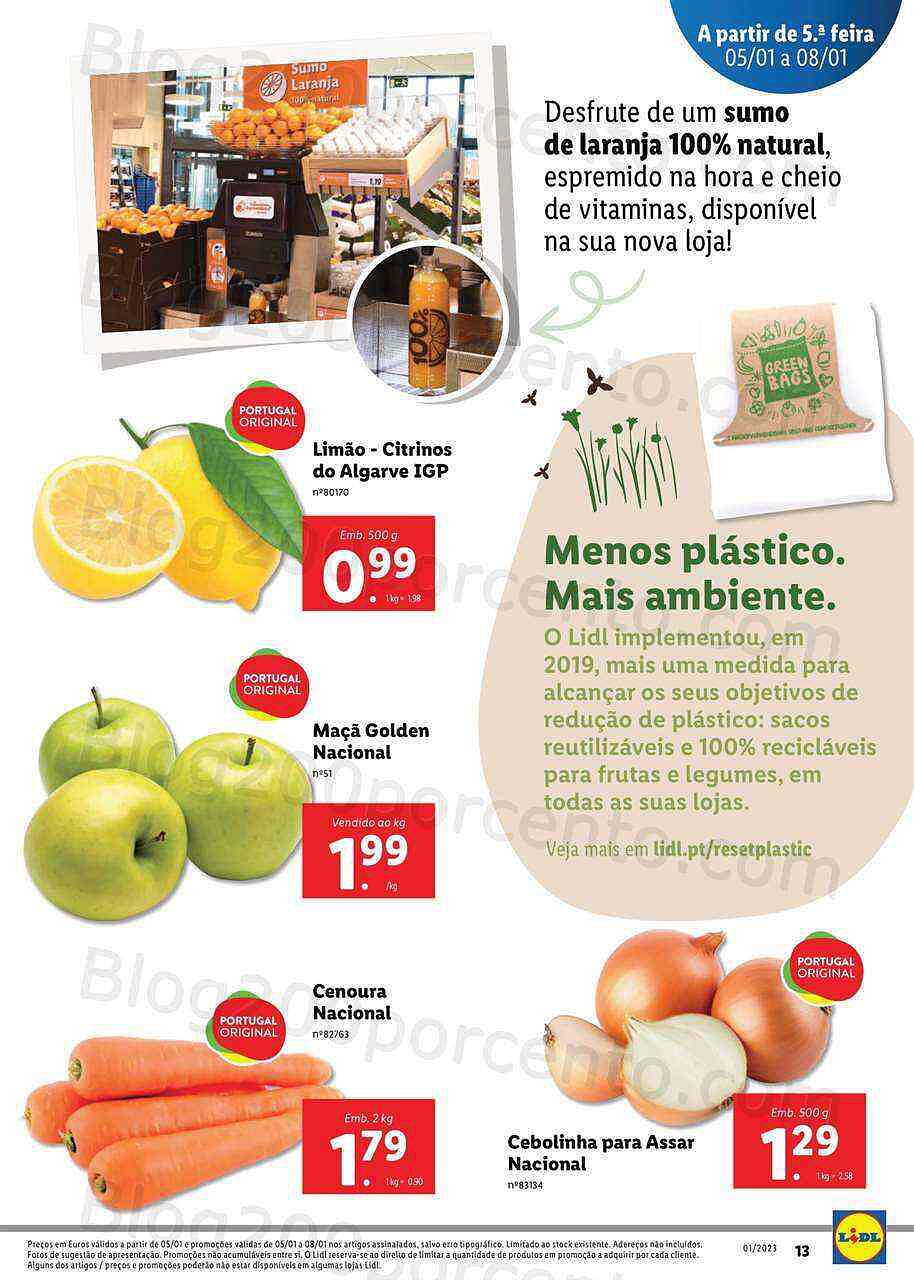 Antevisão Folheto LIDL Aberturas Valongo - Alfena Promoções de 5 a 8 janeiro