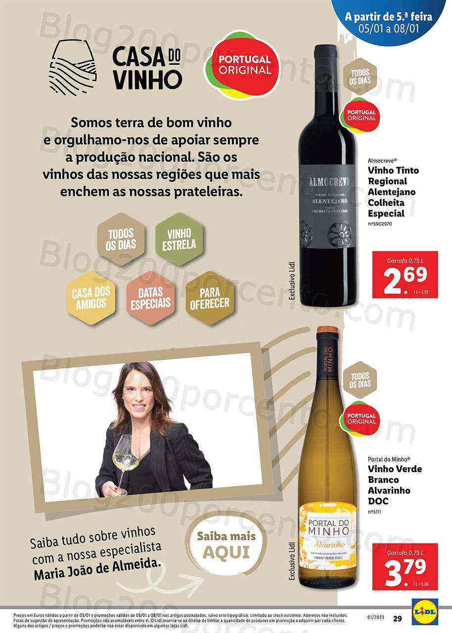 Antevisão Folheto LIDL Aberturas Valongo - Alfena Promoções de 5 a 8 janeiro