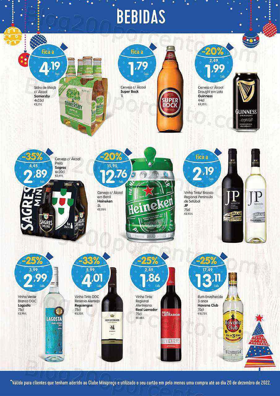 Antevisão Folheto Clube MINIPREÇO Promoções de 22 a 28 dezembro