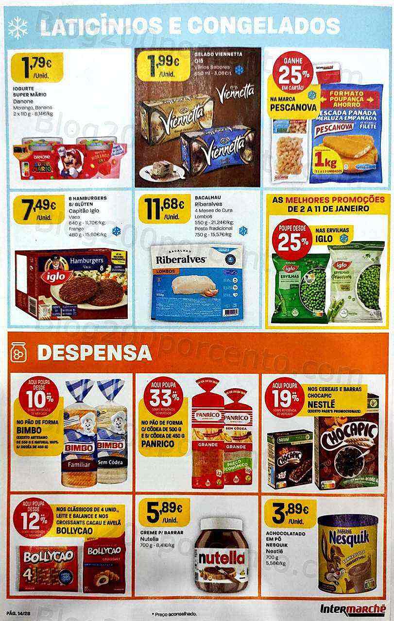 Antevisão Folheto INTERMARCHÉ Contact Promoções de 2 a 11 janeiro