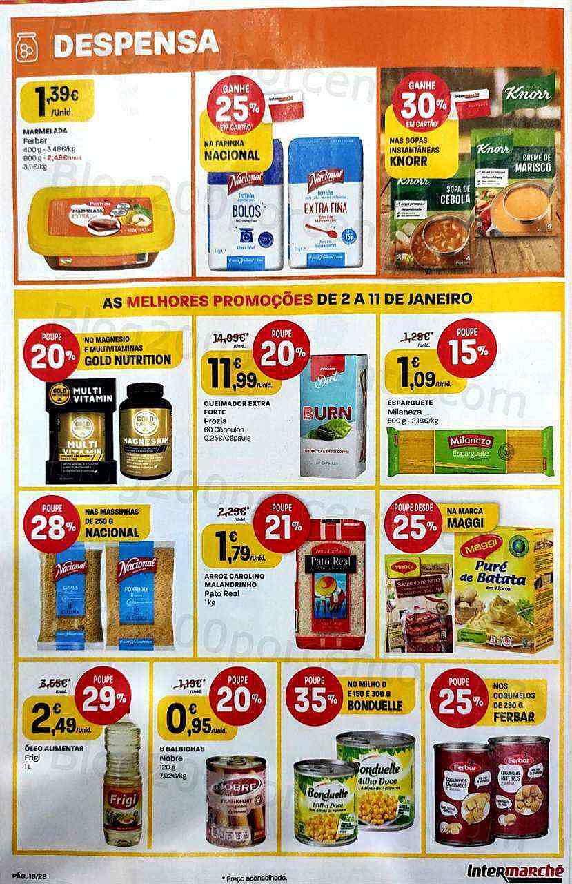 Antevisão Folheto INTERMARCHÉ Contact Promoções de 2 a 11 janeiro