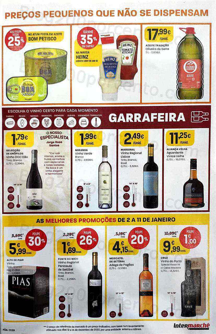 Antevisão Folheto INTERMARCHÉ Contact Promoções de 2 a 11 janeiro