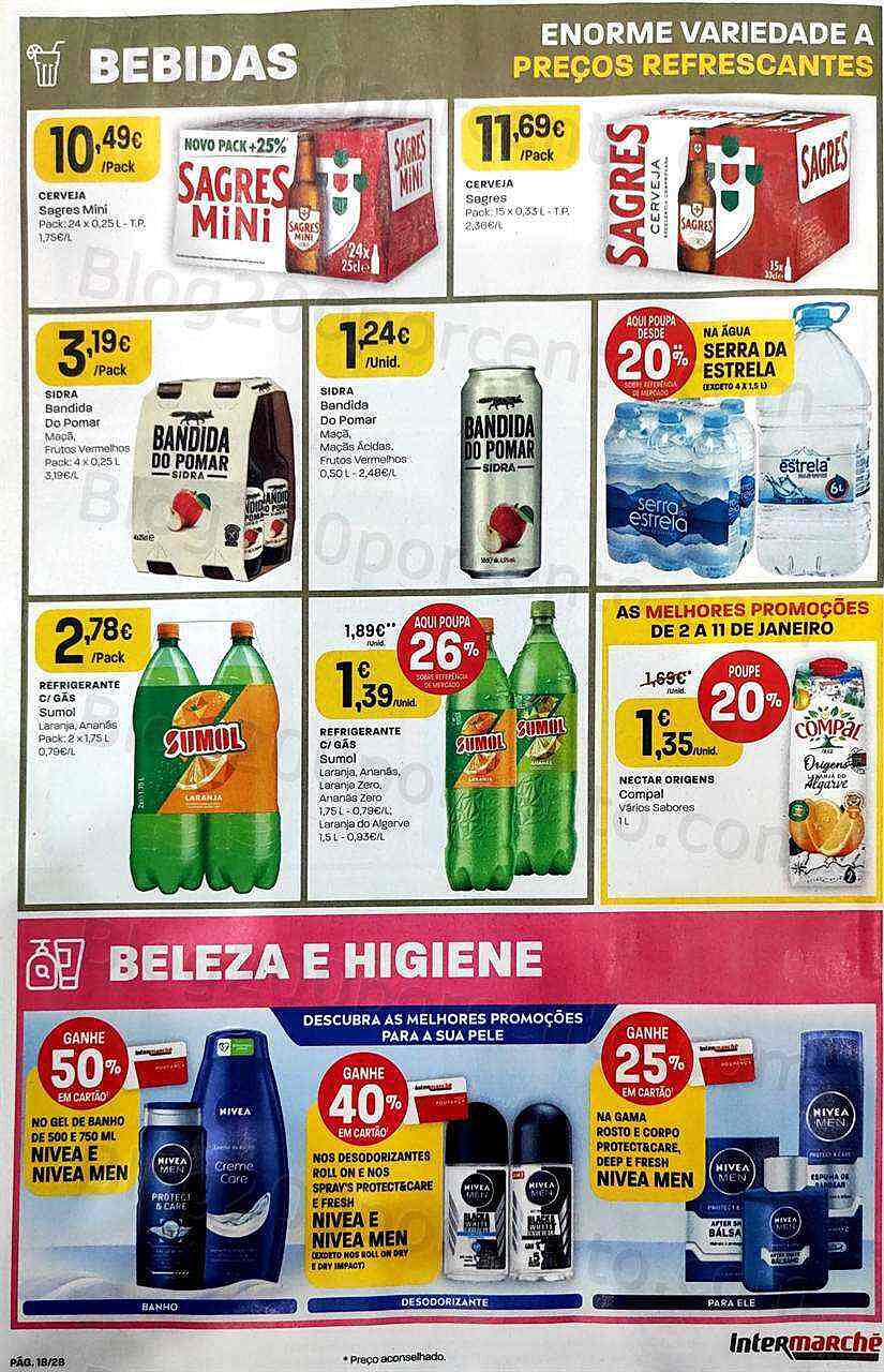 Antevisão Folheto INTERMARCHÉ Contact Promoções de 2 a 11 janeiro