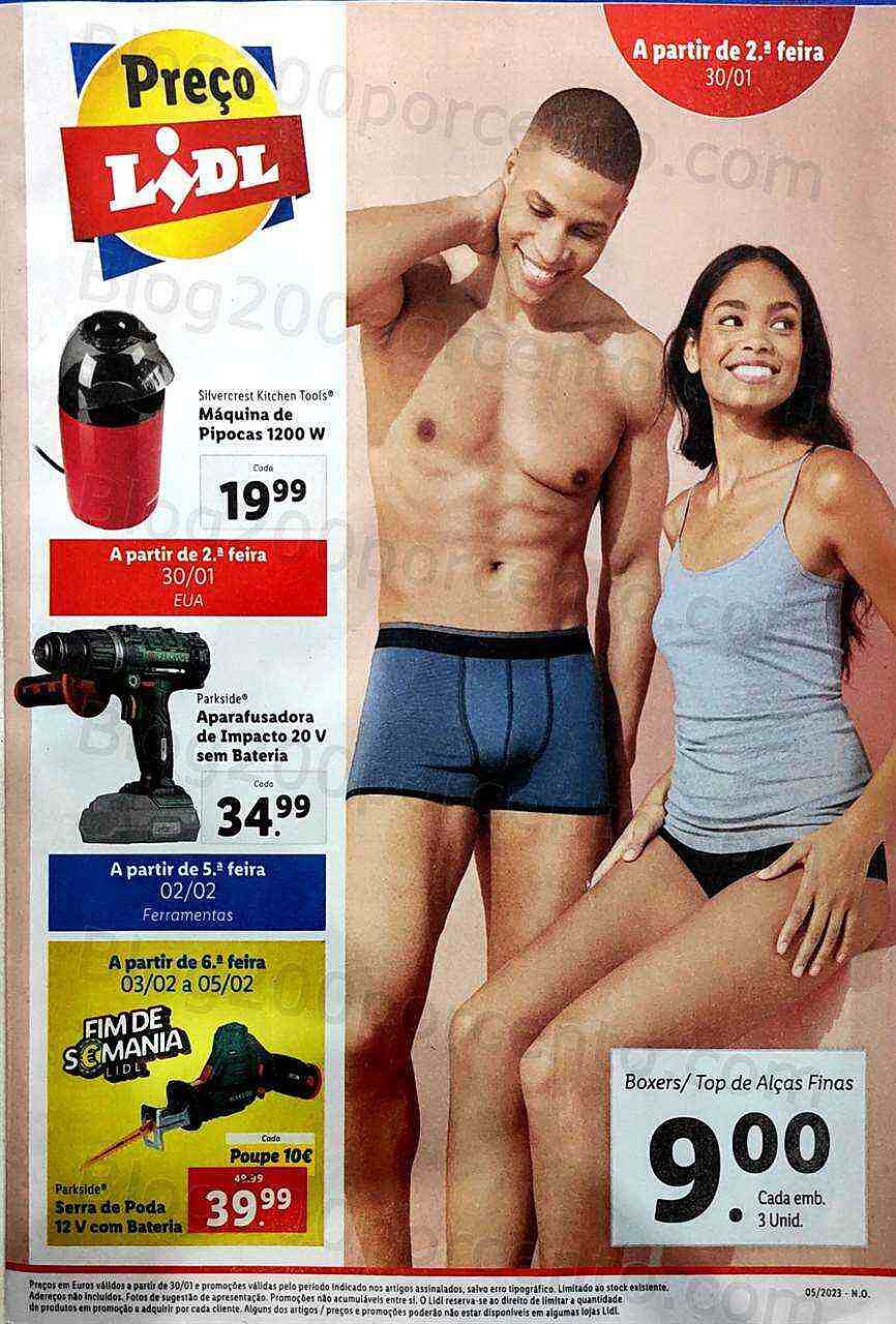 Antevisão Folheto LIDL Bazar Promoções de 30 janeiro a 5 fevereiro