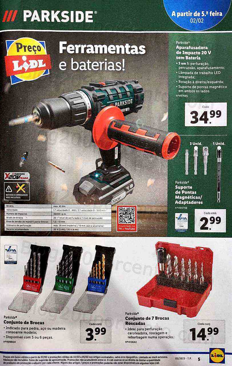 Antevisão Folheto LIDL Bazar Promoções de 30 janeiro a 5 fevereiro