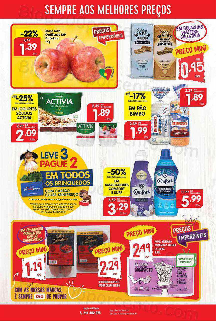 Antevisão Folheto MINIPREÇO Promoções de 5 a 11 janeiro