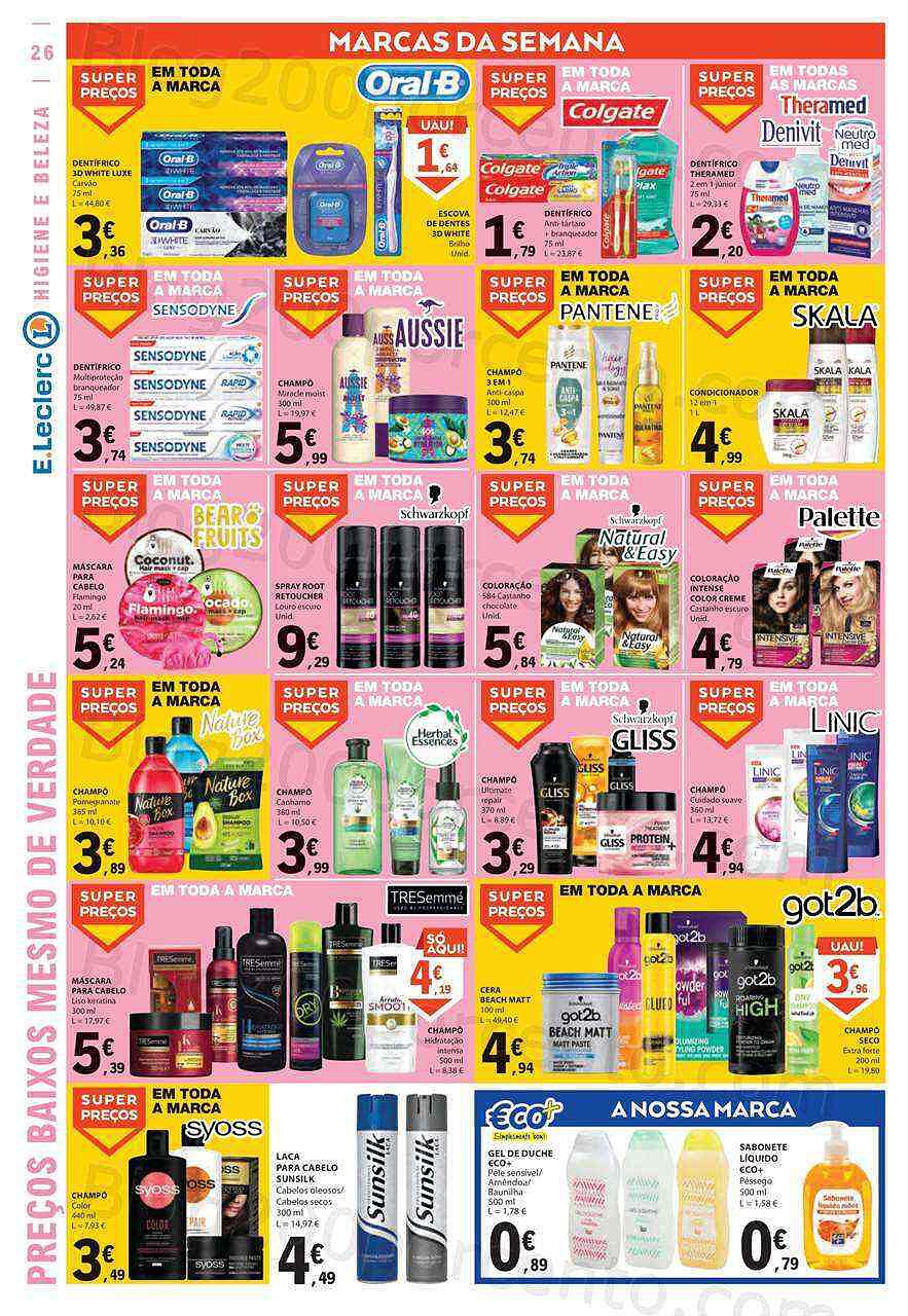 Antevisão Folheto E-LECLERC Promoções de 26 janeiro a 1 fevereiro