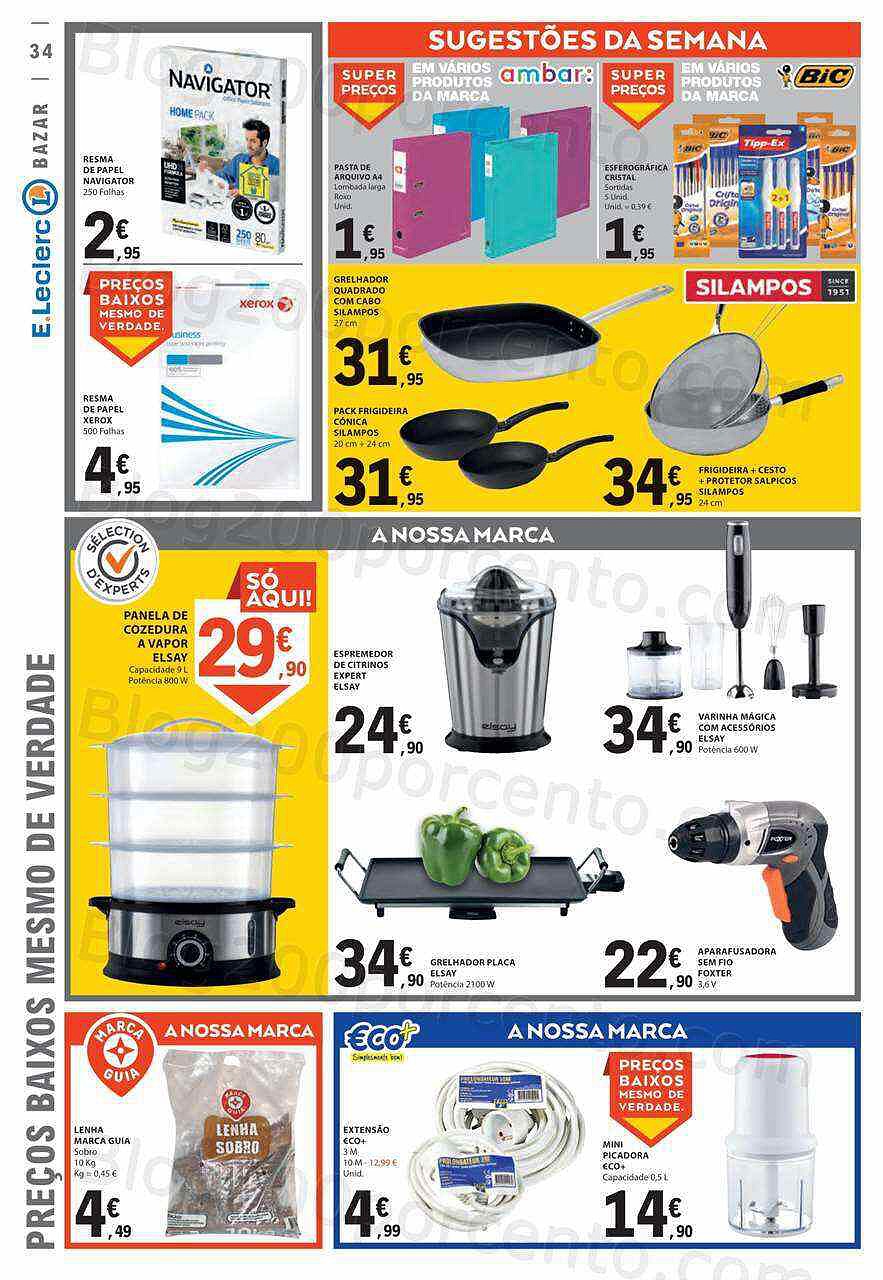 Antevisão Folheto E-LECLERC Promoções de 26 janeiro a 1 fevereiro