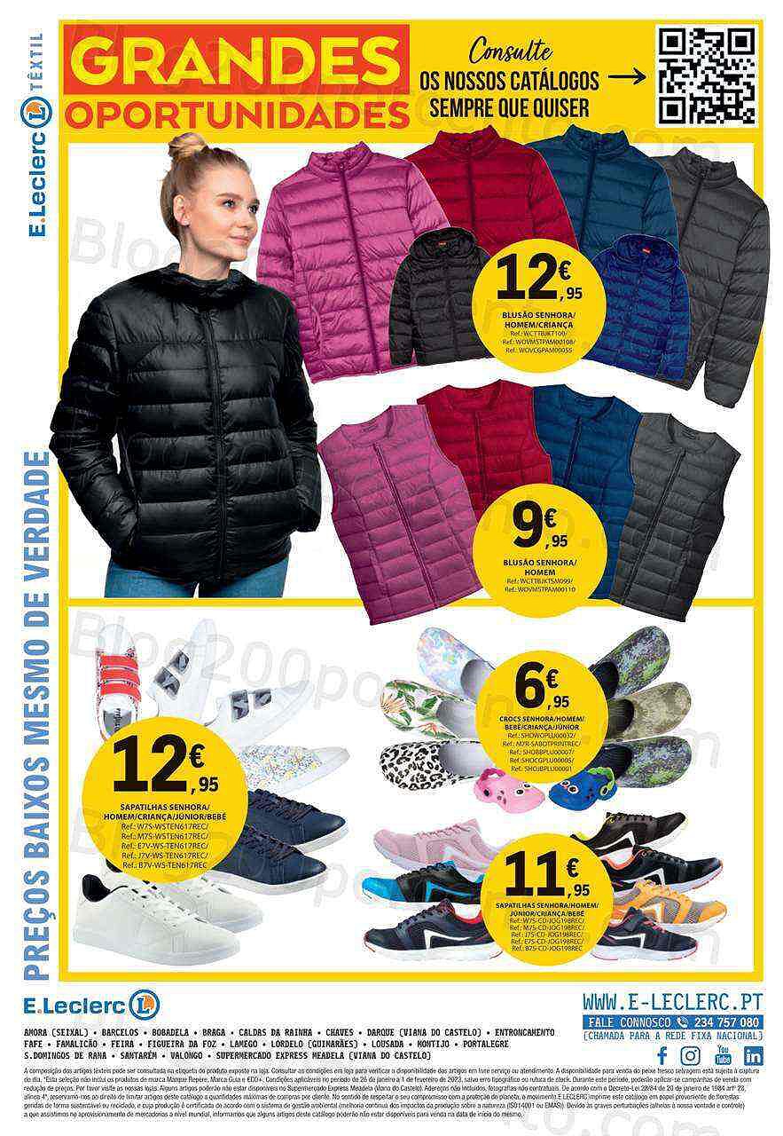 Antevisão Folheto E-LECLERC Promoções de 26 janeiro a 1 fevereiro