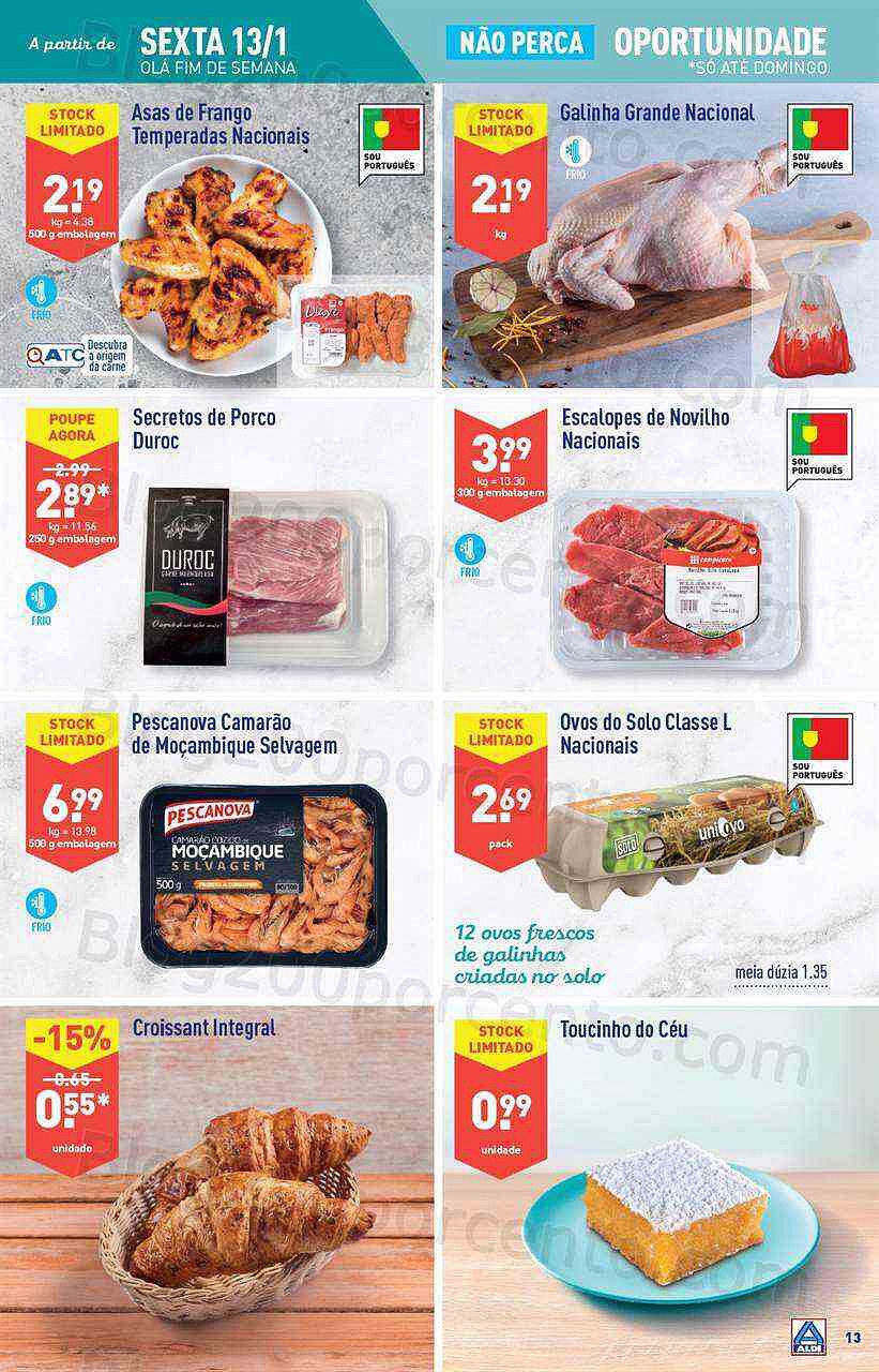 Antevisão Folheto ALDI Promoções de 11 a 17 janeiro