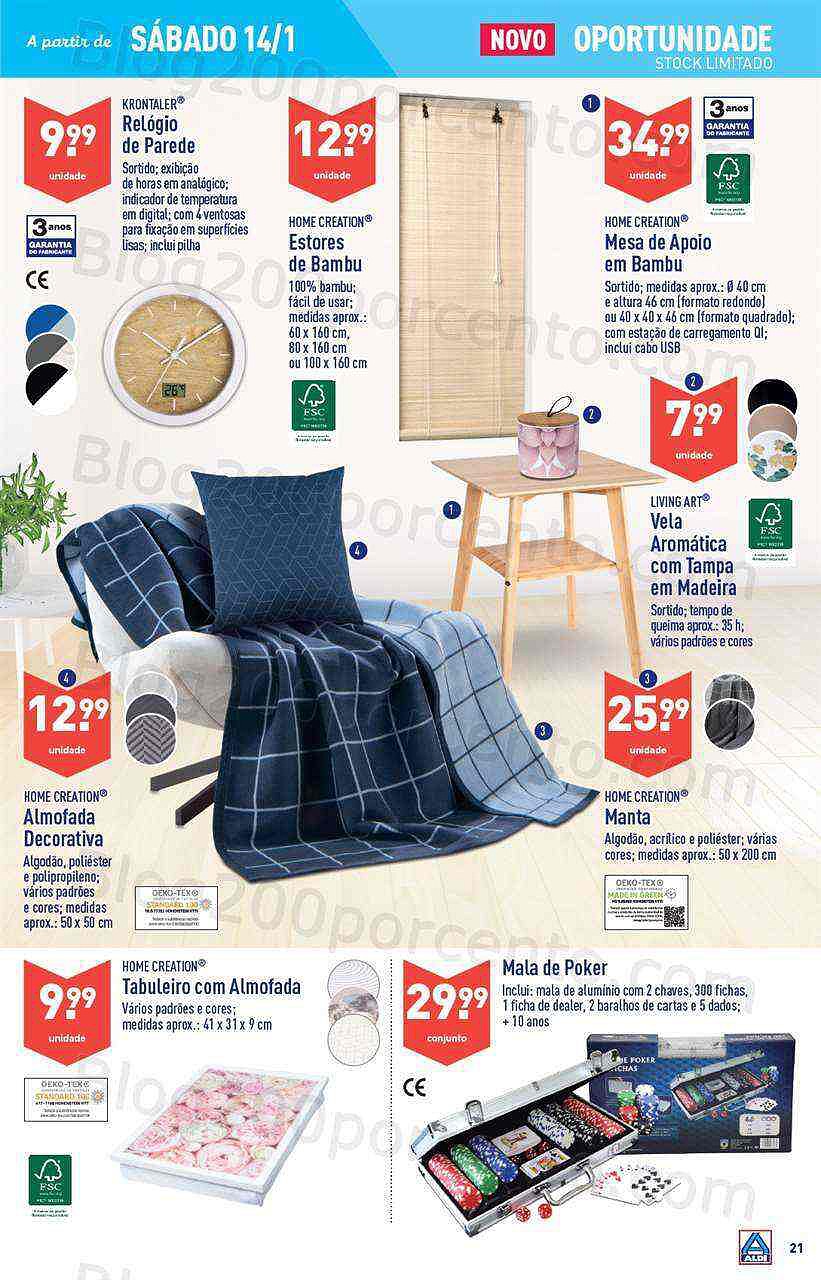 Antevisão Folheto ALDI Promoções de 11 a 17 janeiro