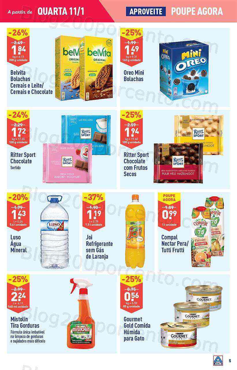 Antevisão Folheto ALDI Promoções de 11 a 17 janeiro