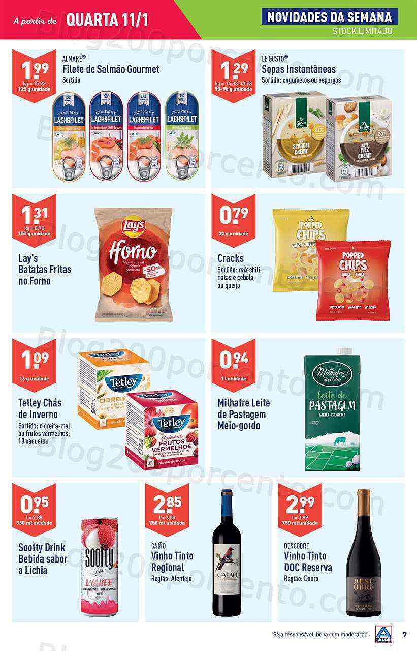 Antevisão Folheto ALDI Promoções de 11 a 17 janeiro