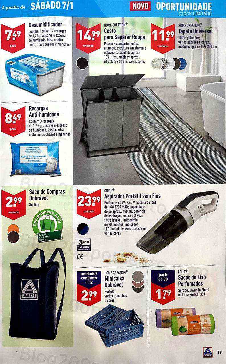 Antevisão Folheto ALDI Promoções de 4 a 10 janeiro
