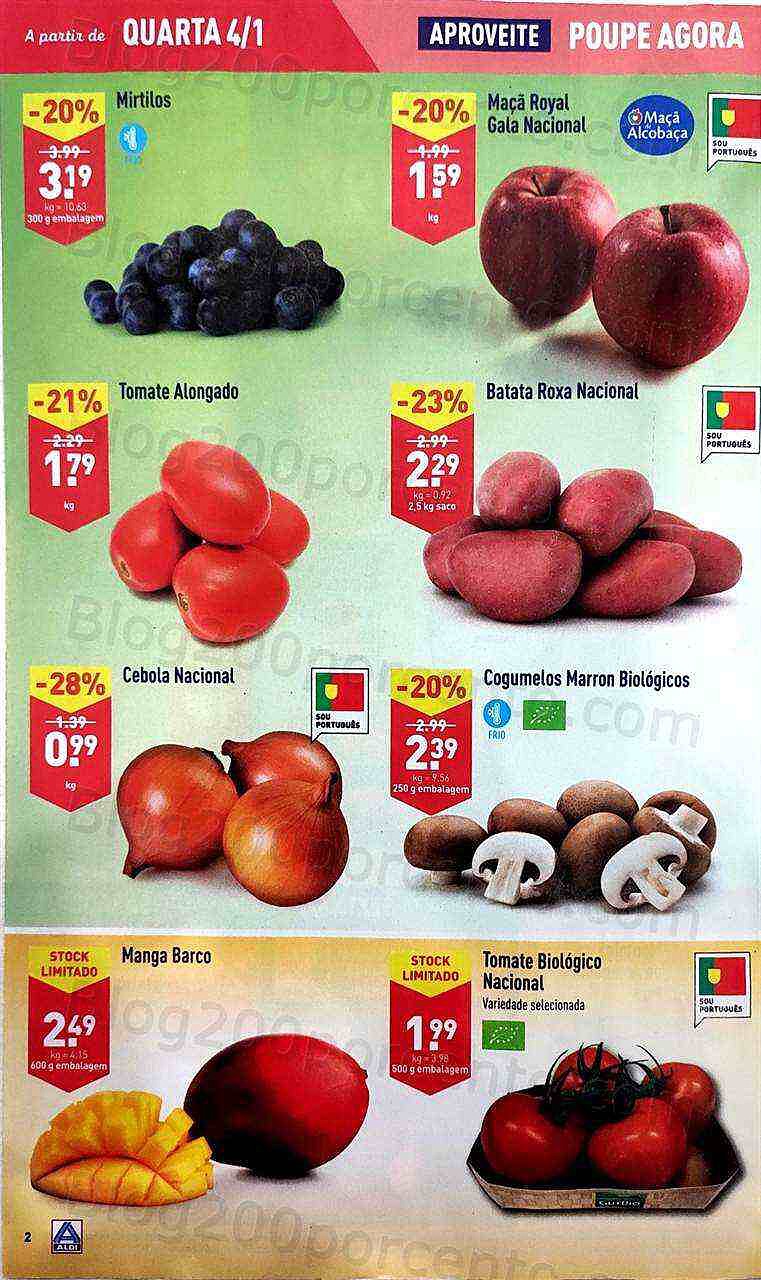 Antevisão Folheto ALDI Promoções de 4 a 10 janeiro