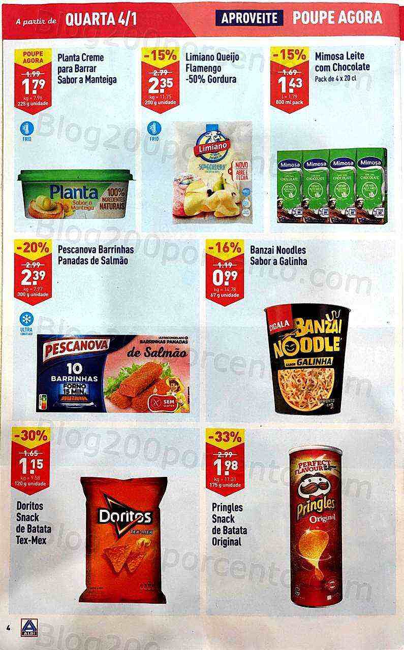 Antevisão Folheto ALDI Promoções de 4 a 10 janeiro