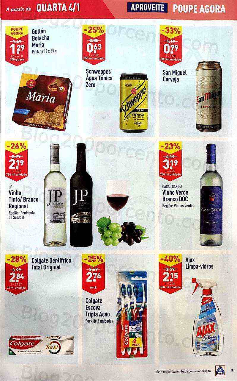 Antevisão Folheto ALDI Promoções de 4 a 10 janeiro
