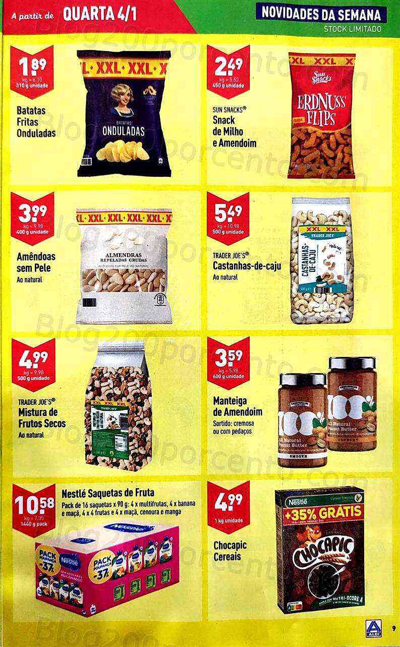 Antevisão Folheto ALDI Promoções de 4 a 10 janeiro